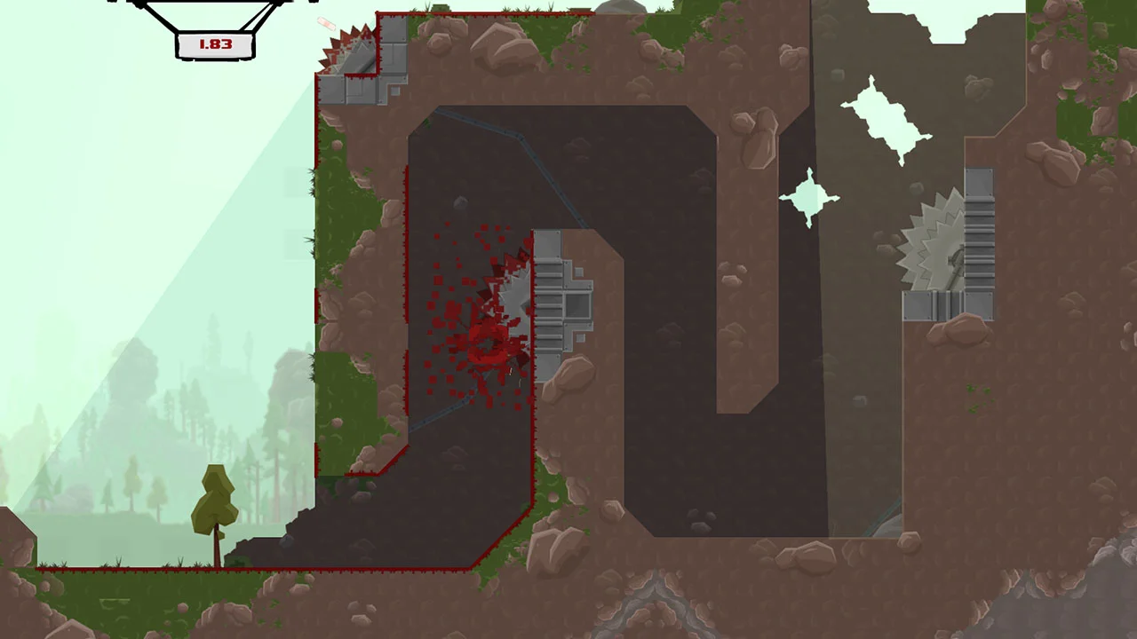Super Meat Boy gameplay screenshot 2