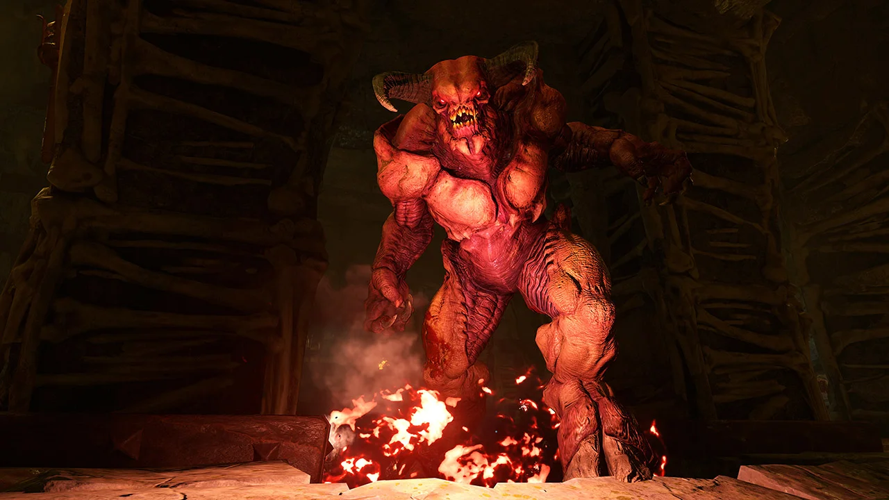 DOOM (2016) gameplay screenshot 1