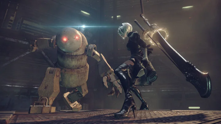 NieR:Automata gameplay screenshot 3
